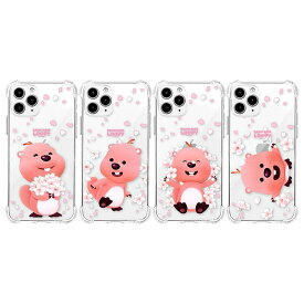 ルーピー iPhone Galaxy さくら エディション 透明ゼリー ケース カバー スマホケース ZANMANG LOOPY SAKURA EDITION JELLY CASE COVER TK