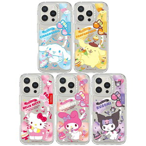 TI iPhone Galaxy MagSafe Ή p[eB[ NX^ J[ fUC P[X Jo[ X}zP[X SANRIO PARTY CRYSTAL COLOR DESIGN MagSafe CASE COVER SI