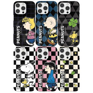 s[ibc Xk[s[ tY  p^[ iPhone Galaxy Magsafe Ή X n[h P[X Jo[ X}zP[X PEANUT SNOOPY FRIENDS RUN PATTERN MagSafe SLIM HARD CASE COVER TR