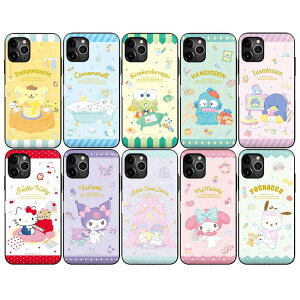 �T�����I �n�b�s�l�X ���[�� iPhone Galaxy �}�O�l�b�g �J�[�h �h�A �o���p�[ �P�[�X �J�o�[ �X�}�z�P�[�X Sanrio Characters Happiness Room Magnetic Card Mirror Bumper Case Cover TR
