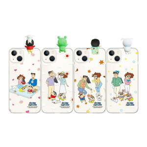 �N���������񂿂�� �l�G �t�B�M���A iPhone Galaxy �����[���[ �P�[�X �J�o�[ �X�}�z�P�[�X Crayon Shinchan 4 SEASONS Design Figure Clear Jelly Case Cover FIX