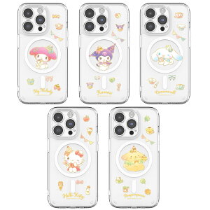 TI YK[h MagSafeΉ iPhone Galaxy he P[X Jo[ X}zP[X SANRIO ԐH Lens Guard MagSafe Gell Hard CASE COVER TR