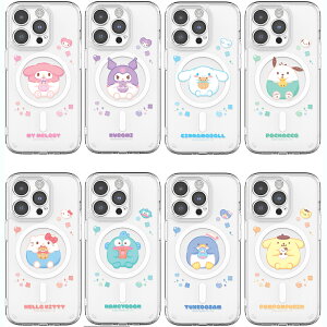 TI YK[h MagSafeΉ iPhone Galaxy he P[X Jo[ X}zP[X SANRIO t@j[ Lens Guard MagSafe Gell Hard CASE COVER TR