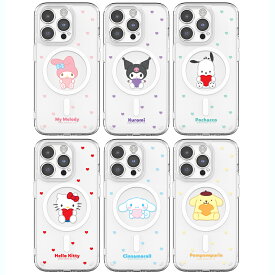 サンリオ レンズガード MagSafe対応 iPhone Galaxy 防弾 ケース カバー スマホケース SANRIO ハート Lens Guard MagSafe Gell Hard CASE COVER TR