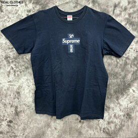 【中古】Supreme/シュプリーム【20AW】Cross Box Logo Tee/クロス ボックスロゴ Tシャツ/L