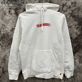 【中古】Supreme/シュプリーム【20SS】Motion Logo Hooded Sweatshirt /モーションロゴ フーデッド スウェット シャツ/パーカー/ホワイト/M