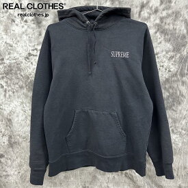 【中古】Supreme/シュプリーム【17AW】Decline Hooded Sweatshirt/ディクライン フーデッド スウェットシャツ/パーカー/ブラック/L
