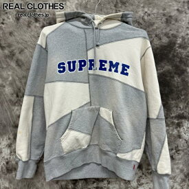 【中古】Supreme/シュプリーム【20AW】Patchwork Hooded Sweatshirt/パッチワーク フーデッド スウェットシャツ/パーカー/S