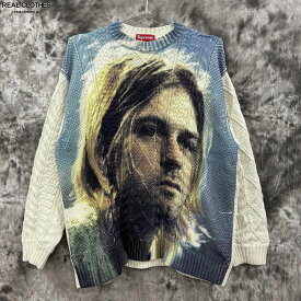 【中古】Supreme/シュプリーム 【23SS】Kurt Cobain Sweater/カート コバーン セーター ニット/L