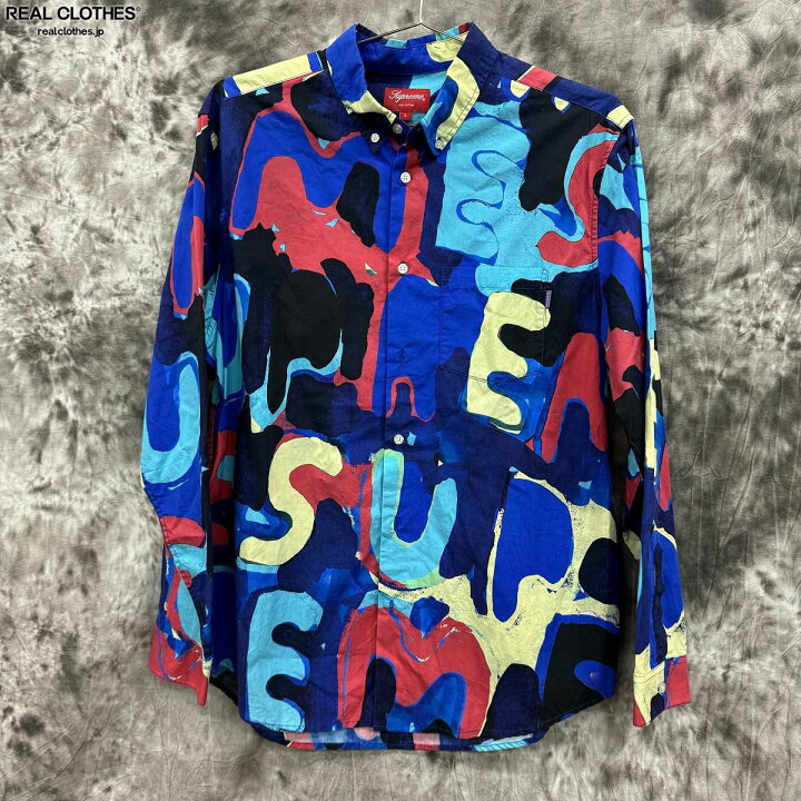 楽天市場】【中古】Supreme/シュプリーム【20SS】Painted Logo Shirt  