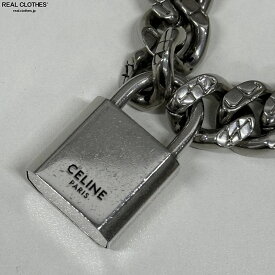 【中古】CELINE by Hedi Slimane/セリーヌ エディスリマン パドロックヴィンテージネックレス