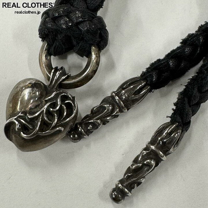 CHROME HEARTS/クロムハーツ HEART CHARM ハートチャーム/レザー  