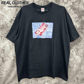 【中古】Supreme/シュプリーム【22SS】Float Tee/フロート 半袖Tシャツ/ブラック/XXL