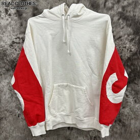 【中古】Supreme/シュプリーム【21SS】Big Logo Jacquard Hooded Sweatshirt/ビッグロゴ ジャガード フーデッド スウェットシャツ/パーカー/S