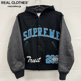 【中古】Supreme/シュプリーム【20AW】King Hooded Varsity Jacket/キング フード バーシティ ジャケット スタジャン/S