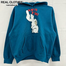 【中古】UNDERCOVER×Supreme/アンダーカバー×シュプリーム【23SS】Anti You Hooded Sweatshirt /アンタイ ユー パーカー/マリンブルー/M
