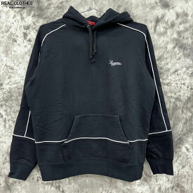 【中古】Supreme/シュプリーム【18SS】Piping Hooded Sweatshirt/パイピング フーデッドスウェットシャツ パーカー/S
