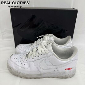【中古】Supreme×NIKE/シュプリーム×ナイキ AIR FORCE 1 LOW/エア フォース 1 ロー CU9225-100/28.0