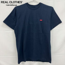【中古】Supreme/シュプリーム Small Box Logo Tee/スモールボックスロゴ 半袖Tシャツ/ネイビー/S