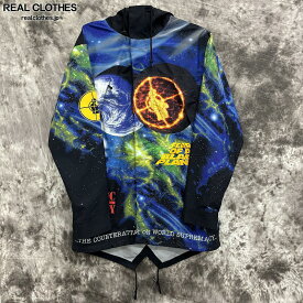 【中古】Supreme×UNDERCOVER/シュプリーム×アンダーカバー【18SS】Public Enemy Taped Seam Parka/パブリックエネミー ジャケット/M