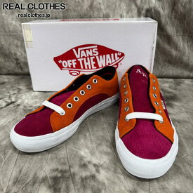 【中古】【未使用】Supreme×VANS/シュプリーム×バンズ LAMPIN PRO SUPREME CROC SUEDE/ランピン スニーカー VN0A38JOPUJ/27.5