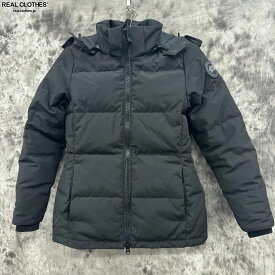 【中古】【JPタグ】CANADA GOOSE/カナダグース CHELSEA PARKA BLACK LABEL/チェルシー パーカー/ダウンコート ブラック 3804WB/S