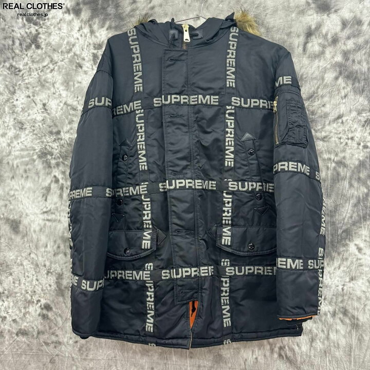 楽天市場】【中古】Supreme/シュプリーム【18AW】Logo Tape N-3B Parka  