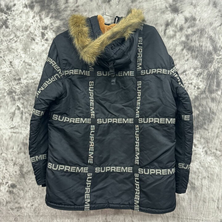 楽天市場】【中古】Supreme/シュプリーム【18AW】Logo Tape N-3B Parka 