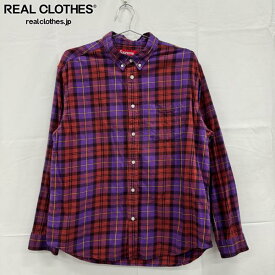 【中古】Supreme/シュプリーム【24AW】Plaid Flannel Shirt/プレイド フランネル チェックシャツ/L