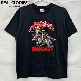 【中古】Supreme/シュプリーム【24SS】Ducati Bike Tee/ドゥカティ バイク 半袖Tシャツ/ブラック/M