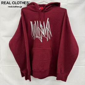 【中古】Supreme/シュプリーム【22AW】Tag Hooded Sweatshirt スウェットパーカー/カーディナル/L