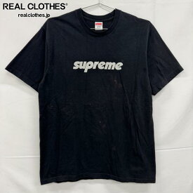 【中古】Supreme/シュプリーム【24SS】Pinline Tee/ピンライン 半袖Tシャツ/ブラック/L