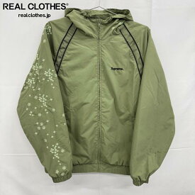 【中古】Supreme/シュプリーム【22SS】AOI Glow-in-the-Dark Track Jacket/ アオイ グローインザダーク トラックジャケット/オリーブ/L