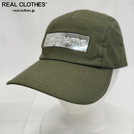 【中古】supreme/シュプリーム【21AW】Mirror Camp Cap/ミラー キャンプ キャップ/帽子/オリーブ