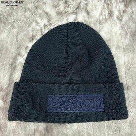 【中古】Supreme×NEW ERA/シュプリーム×ニューエラ【14AW】Tonal Box Logo Beanie/ボックスロゴ ビーニー /ニット帽