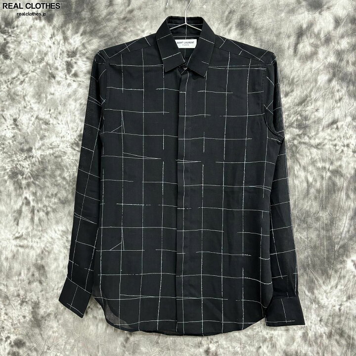 楽天市場】【中古】SAINT LAURENT/サンローラン チェック柄ウール長袖 