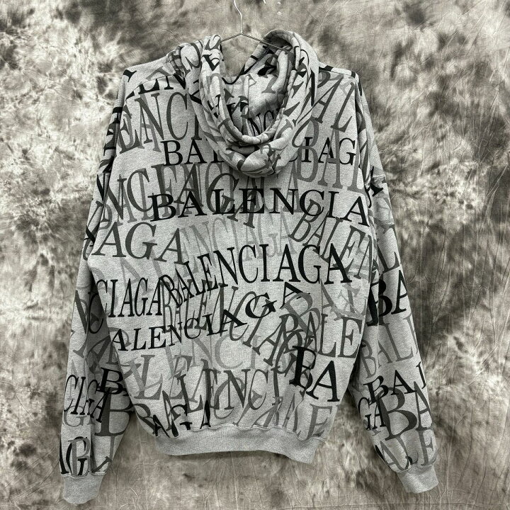 楽天市場】【中古】BALENCIAGA/バレンシアガ 総柄アーチロゴ ジップ