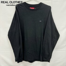 【中古】Supreme/シュプリーム【24AW】Small Box L/S Logo Tee/スモールボックスロゴ 長袖Tシャツ/ブラック/L