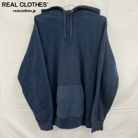 【中古】Supreme/シュプリーム【19SS】Sequin Arc Hooded Sweatshirt/スパンコール アーチ ロゴ スウェット パーカー/ネイビー/L