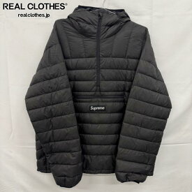 【中古】Supreme/シュプリーム【21AW】Micro Down Half Zip Hooded Pullover/マイクロ ダウン ハーフ ジップ フーデッド ジャケット/XL