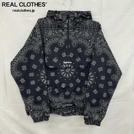 【中古】Supreme/シュプリーム【26SS】Reflective Bandana Anorak/リフレクティブ バンダナ アノラック ジャケット/ブラック/L