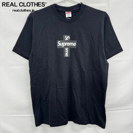 【中古】Supreme/シュプリーム【20AW】Cross Box Logo Tee/クロス ボックス ロゴ 半袖Tシャツ/ブラック/M