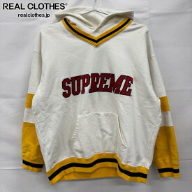 【中古】Supreme/シュプリーム【20AW】Hockey Hooded Sweatshirt/ホッケー フーデッド スウェットシャツ/ホワイト/S