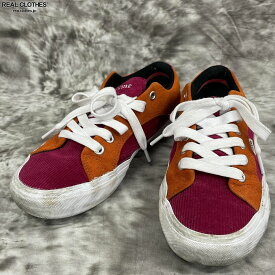 【中古】Supreme×Vans/シュプリーム×バンズ ‘Lampin Pro’ランピン プロ CROC CORDUROY FUCHSIA/スニーカー/26.5