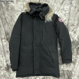 【中古】【JPタグ】CANADA GOOSE/カナダグース JASPER PARKA ジャスパーパーカ ダウンコート ブラック 3438JM/S