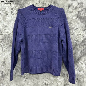 【中古】Supreme/シュプリーム【23SS】Small Box Stripe Sweater/スモールボックスロゴ ストライプ セーター/M