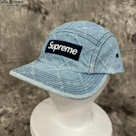 【中古】Supreme/シュプリーム【23AW】Punched Denim Camp Cap/パンチデニムキャンプキャップ