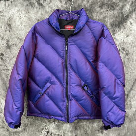 【中古】Supreme/シュプリーム【19AW】Iridescent Puffy Jacket/イリディセント パフィー ダウン ジャケット/S