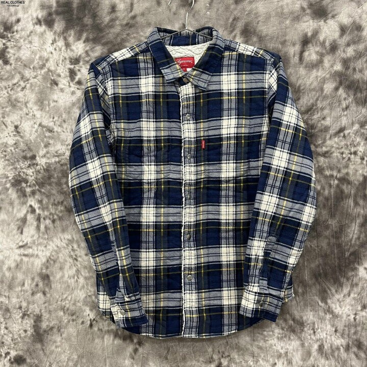 楽天市場】【中古】Supreme/シュプリーム【15AW】Flannel Sherpa Shirt  