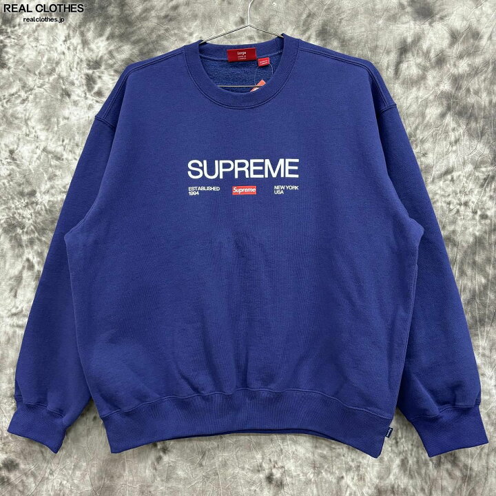 楽天市場】【中古】Supreme/シュプリーム【24SS】Established Crewneck 